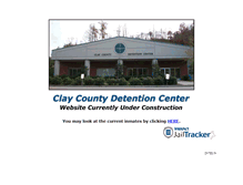 Tablet Screenshot of claycountydetention.com